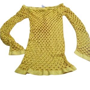 Women’s Fishnet Mesh Bodysuit dress Club Dancer Outfit Dress